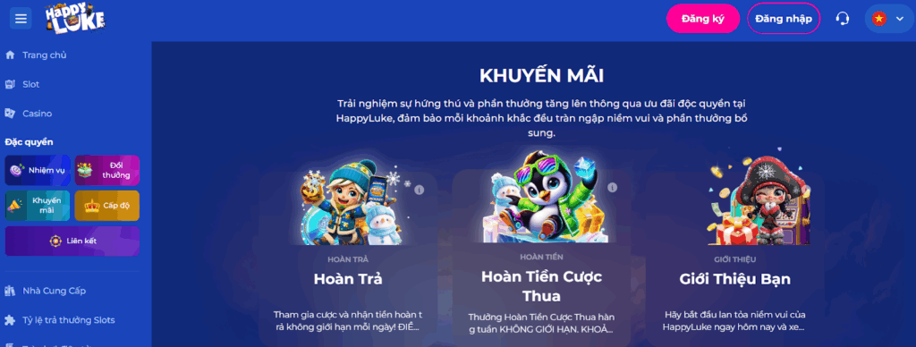 Cập nhật TOP khuyến mãi HappyLuke hấp dẫn nhất
